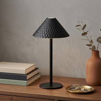 Lampe de bureau rechargeable à commande tactile pour chambre et bureau, avec 3 modes de couleur (3000K-6000K), fonction mémoire, lampe de table LED sans fil