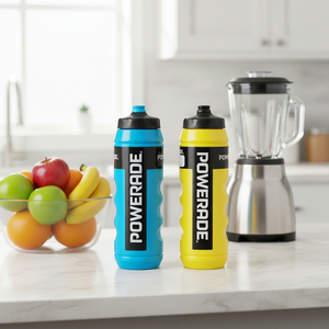 Botella Deportiva de Plástico Personalizada, Libre de BPA, con Sistema de Presión para Flujo de Agua, Ideal para <span class=keywords><strong>Powerade</strong></span> y Camping - Product Image 5