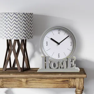 Nouvelle décoration de la maison salon cadeau Unique horloge de bureau silencieux créatif rétro vente chaude personnalisé OEM horloge de bureau