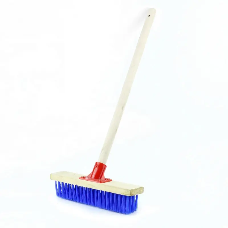 Good Quality BIYU Long Handle Plastic Blue Floor Cleaning Scrub Brush Floor Brush