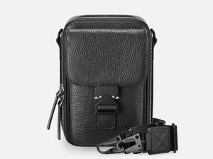 OEM gram 28 173 dikey Sling deri çanta erkek küçük Crossbody seyahat telefon tam tahıl deri Mini kamera askılı çanta erkekler için - Product Image 1