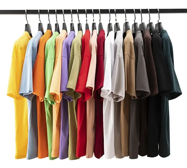 Übergroße einfarbige T-Shirt Unisex Jungs 100 % Reine Baumwolle T-Shirt für Herren Übergröße Herren-T-Shirts