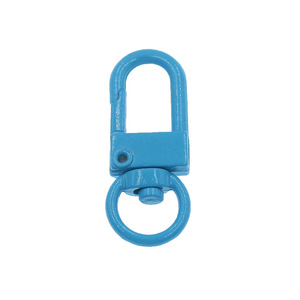 Nouveau porte-clés en métal coloré, peint par pulvérisation et cuivré au four, avec boucle à ressort, en forme de 8, crevette, sac, accessoires de bijoux DIY - Product Image 5