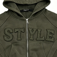 Cenloong – Nouvelle veste à capuche en coton épais personnalisée pour homme, broderie streetwear, fabricants de vêtements