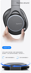 Fones de Ouvido Sem Fio B15 ANC Dobráveis BT5.4 com Cancelamento de Ruído, Portáteis para Música, Jogos e Esportes, Estéreo, Botão de Ajuste Rotativo - Product Image 5