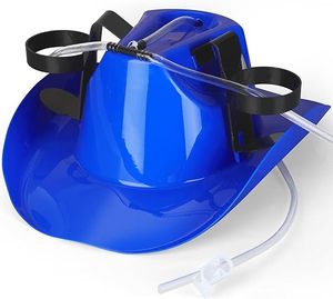 Cappello da Cowboy con Portabevande e Cannuccia per Feste a Tema, Cappello per Succhi e Bibite per Adulti - Product Image 3