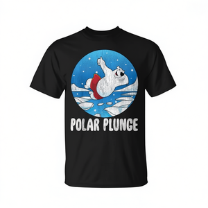 Camiseta Polar Plunge Ice Jump Polar Bear para natación en invierno - Product Image 2