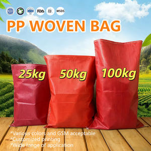 תיק פוליפרופילן החקלאות עמ 'ארוג קיבולת גדולה 50 ק "ג דשן פחם עמ' ארוג - Product Image 2