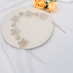 Exquisitos Accesorios <span class=keywords><strong>para</strong></span> el Cabello de Cristal, Corona, Diadema de Boda, Diadema de Princesa <span class=keywords><strong>para</strong></span> Baile de Graduación, Diadema de Dama de Honor con Flores de Diamantes de Imitación - Product Image 1