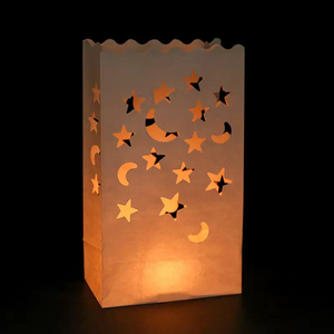 Hot bán lãng mạn chống cháy Luminaria Đèn Lồng Giấy túi nến cho đám cưới khách sạn Lễ Hội Nhà hàng thanh trang trí - Product Image 5