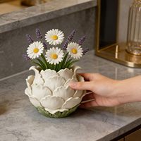 Moule en silicone pour pot de fleurs en béton, moule DIY fait main en plâtre pour la fabrication artisanale de pots de plantes en ciment