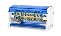 Bloc de distribution d'alimentation sur rail DIN CHIKU, modèles RDT80A/125A/160A, bornier unipolaire 80A