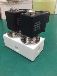 Válvula Solenoide de Diafragma de 3 Vías Serie ZCF-5JC, Resistente a Ácidos, Puerto de 1/4'', Anticorrosiva, Estándar, para Baja Temperatura - Product Image 1