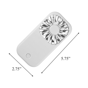 Mini ventilateur portable rechargeable avec logo personnalisé, support détachable, flux d'air puissant, fonctionnement silencieux pour les fêtes d'été, les voyages et l'utilisation en extérieur - Product Image 5