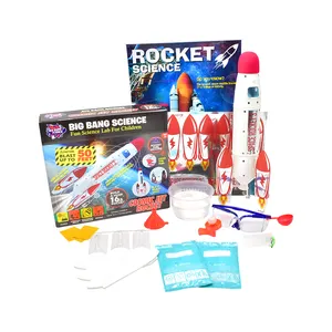 SETM 교육 완구 DIY 로켓 발사기 장난감 야외 물 발사 어린이를위한 DIY 교육 로켓 키트