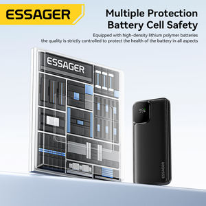 <span class=keywords><strong>Essager</strong></span> ES-D023 Batterie externe portable 10000 mAh 12 Volt 22,5W Batterie externe mobile Charge rapide 10000 mAh Batterie externe pour téléphone - Product Image 6