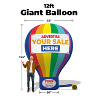 Ballon gonflable personnalisé avec logo, en tissu Oxford imperméable, pour festival, fête, exposition, promotion