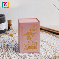 Kartu oracle kustom permainan kartu afirmasi deck cetakan kustom kartu tarot warna disesuaikan untuk pembaca