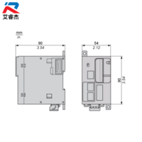 Escáner Ethernet/IP Modbus TCP OPC UA con Doble Puerto Ethernet de 24 VCC para PLC TM251MESE Modicon M251