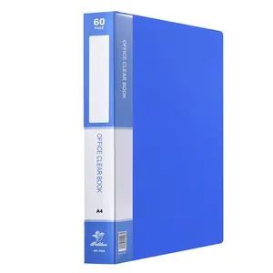60 страниц, Размер A4, прямые продажи с завода, оптовая продажа, папки, дешевые цены, утолщенный материал pp, прозрачные и чистые внутренние страницы, Лидер продаж