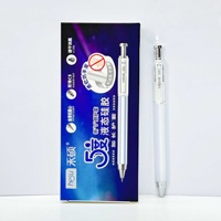 Heshuo – Lot de 108 stylos neutres 0,5 mm en plastique, avec étui souple anti-cocooning, pour signature et écriture fluide