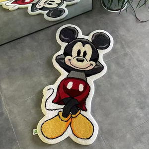 Коврик нестандартной формы с ручной тафтинговой отделкой, резной, для коммерческого использования, фигурной нарезки, с дизайнерскими логотипами, роскошный - Product Image 4