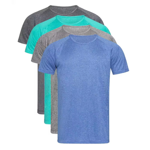 เสื้อยืดผู้ชาย ผ้าฝ้าย 100% เสื้อยืดเปล่าทรงเข้ารูป คุณภาพดีที่สุด รับสกรีนลาย เสื้อยืดผู้ชาย สตรีทแวร์ ฤดูร้อน - Product Image 1