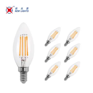 C35 2 w 4 w 110 v E12 Dimmable Led נימה נר הנורה