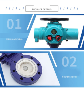 Vanne à opercule en acier au carbone céramique de 6 pouces, actionnée par un moteur, avec prix - Product Image 5