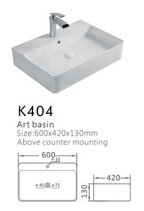 Éviers <span class=keywords><strong>de</strong></span> <span class=keywords><strong>salle</strong></span> <span class=keywords><strong>de</strong></span> bains carrés lavabo, 1 pièce, style européen, <span class=keywords><strong>pas</strong></span> <span class=keywords><strong>cher</strong></span> - Product Image 5