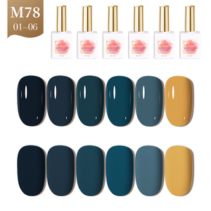 AILANUO 6 Colors Soak Off UV Gel Wholesale Supplies Nail Polish 15ml Oem Logo Nail Gel Set Kit UV Nail Polish Set - Product Image 1