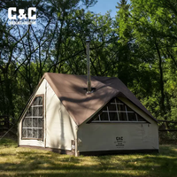 Tente gonflable d'extérieur CC "Peninsula" pour le camping, installation facile, stabilité, idéale pour les grandes familles, glamping.