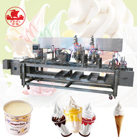 Machine de remplissage rotative personnalisée de haute qualité pour ligne de crème glacée, équipement pour crème glacée dure et molle, machines de transformation laitière