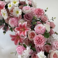 Arreglo Floral de Seda de Lujo, Profesional, de Alta Calidad y Duradero, para Decoración de Bodas, Conferencias, Mesas, Exposiciones y Ventanas