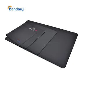 Shenzhen Deskmat Overwatch Dijahit Persegi Bulat Ukuran Besar Tebal Hitam Putih Kaca Tempered Lembaran Karet Sublimasi Mouse Pad