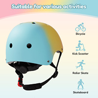 Casque de vélo pour enfants Gradient, coque ABS, 11 aérations, protection réglable pour skateboard, trottinette, patins à roulettes
