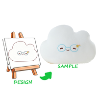 Mini peluche personnalisée avec tissu super doux et rembourrage en coton PP - pour accessoires de fête d'anniversaire
