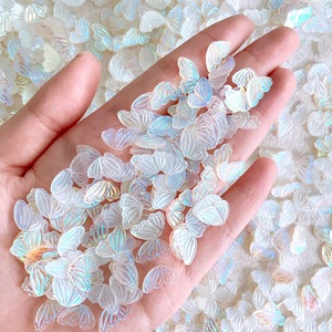 BIN nueva llegada 3D Aurora mariposa media <span class=keywords><strong>ala</strong></span> Nail Art Charms resina <span class=keywords><strong>uñas</strong></span> decoración simétrica Fly Wing PIEZAS DE MANICURA - Product Image 4