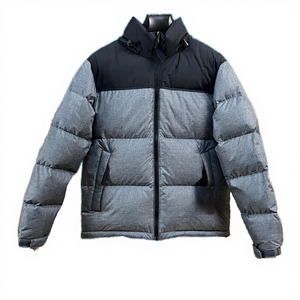 Men's Waterproof Puffer Jacket with Zipper Closure Thick <b>PC</b> Material Winter Parka Featuring Front Logo - Product Image 4