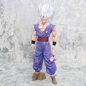 Estatua japonesa Gk <span class=keywords><strong>de</strong></span> 34CM, juguete <span class=keywords><strong>de</strong></span> PVC, <span class=keywords><strong>bestia</strong></span> Gohan GK Super Saiyan, Dios, pelo blanco, modelo <span class=keywords><strong>de</strong></span> estatua <span class=keywords><strong>de</strong></span> Pose <span class=keywords><strong>de</strong></span> pie - Product Image 2