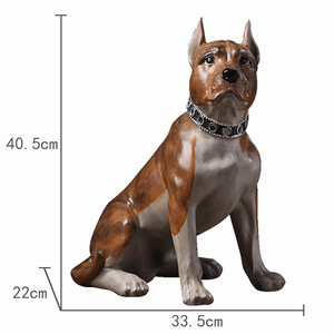 Tùy Chỉnh Thiết Kế OEM Mỹ BẮT NẠT Nhựa Craftwork Chó Lớn Đầy Màu Sắc Đồ Gia Dụng Vật Nuôi Chó - Product Image 5