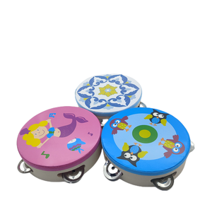 Enfants main tambour sucette tambour avec maillet arc-en-ciel main tambour bâton jouet ensemble <span class=keywords><strong>Instrument</strong></span> de <span class=keywords><strong>Percussion</strong></span> pour les enfants - Product Image 2