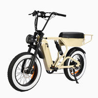 Vélo électrique puissant pour adultes, vélo de plage à pneus larges de 20 pouces, vélo électrique de ville, vélo électrique de route, vélo électrique 48v 750w, stock 2026