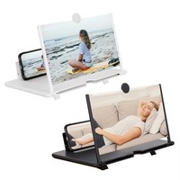 Loupe grossissante 14 pouces, dernière définition, amplificateur d'écran de téléphone portable HD 3D avec support de bureau pour vidéo agrandie