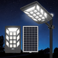 Lampes solaires intégrées à économie d'énergie, lumineuses, 500W, 1000W, 2000W, en ABS, étanches, pour extérieur, lampes LED pour route, jardin, lampadaires solaires