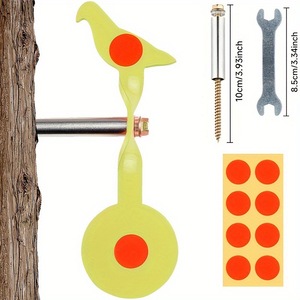 Bersaglio Girevole a 360 Gradi per Tiro al Volatile, Bersaglio in Acciaio da Incasso per Albero, Bersaglio in Metallo per Allenamento con Fionda e Tiro con l'Arco - Product Image 5