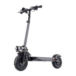 Scooter électrique tout-terrain pour adultes, scooter pliable à deux roues, moteur sans balais, batterie 18AH, prise US étanche - Product Image 2