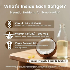 ओम प्राइवेट लेबल d3 k2 विटामिन डी 3 softजेल d3 10000iu सॉफ्टजेल - Product Image 4