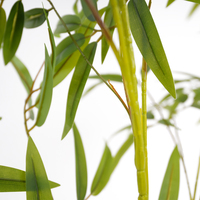 Usine chinoise – Arbre de bambou Phyllostachys Acuta artificiel réaliste de 120 cm/4 pieds, durable, écologique, résistant aux UV et léger