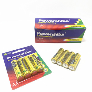 Powershiiba 1.5V 더블 알카라인 배터리 <span class=keywords><strong>Lr6</strong></span> AA Am3 알루미늄 호일 재킷 - Product Image 1